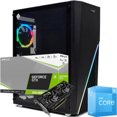 Pc Gamer Intel Core I3 12100f | Gtx 1660 Super 6gb | 16gb Ram | Ssd 480 Gb | Fuente 550w 80 Plus Bronze