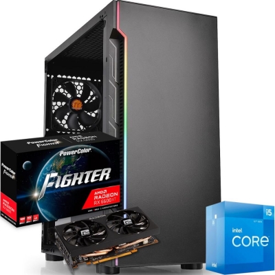 Pc Gamer Intel Core I5 12400f | Rx 6600 Xt 8gb | 16gb Ram | Ssd Nvme 500 Gb | Fuente 800w 80 Plus Bronze